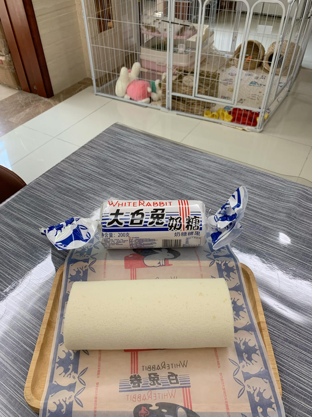 【六一儿童节特辑】| 奶味浓郁网红大白兔奶冻蛋糕卷