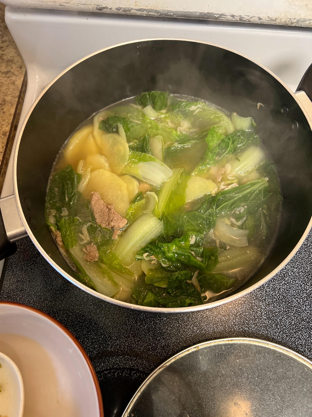 小白菜土豆汤