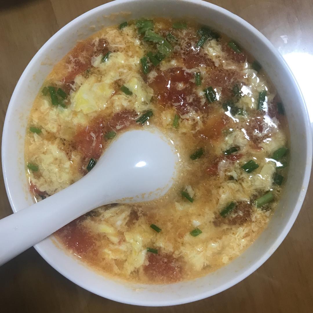 好喝到爆的西红柿鸡蛋汤