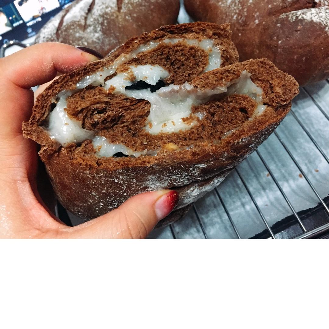可可麻薯软欧
