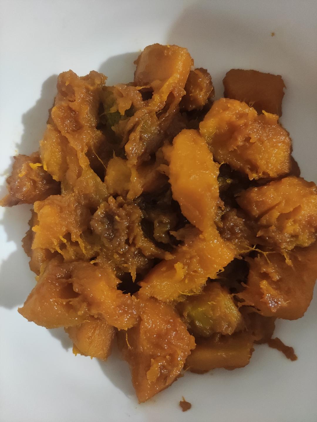 原来这么好吃的炒南瓜