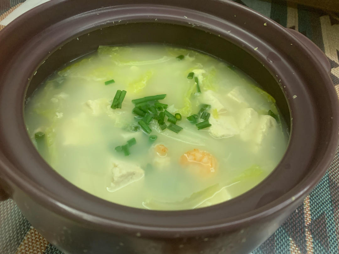 白菜豆腐汤