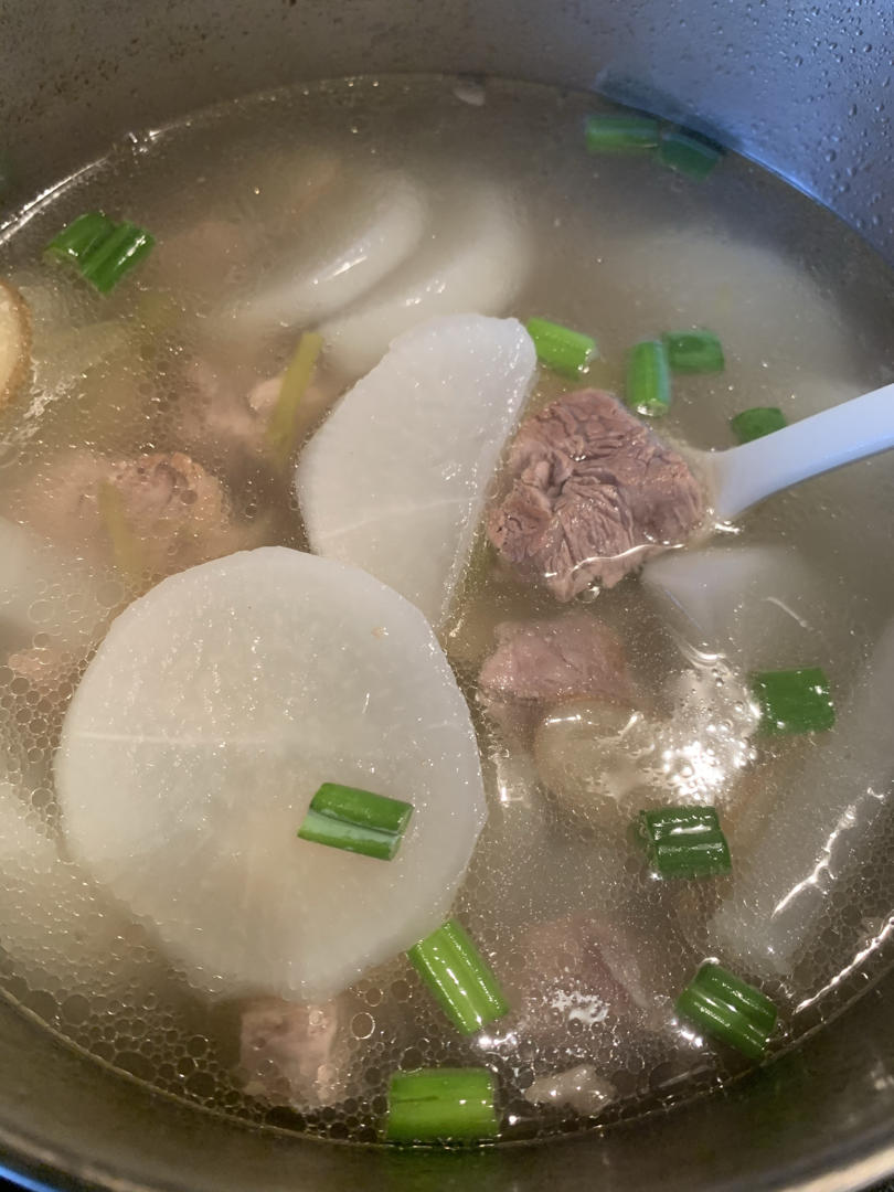 清炖萝卜牛腩汤（铸铁锅版）