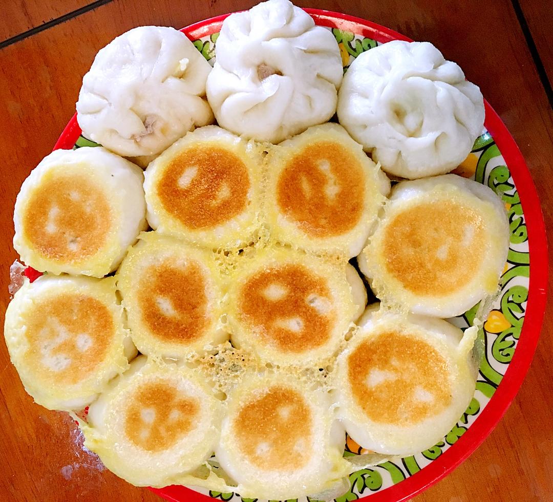 洎嘫眷_做的生煎包(后附水煎包做法)