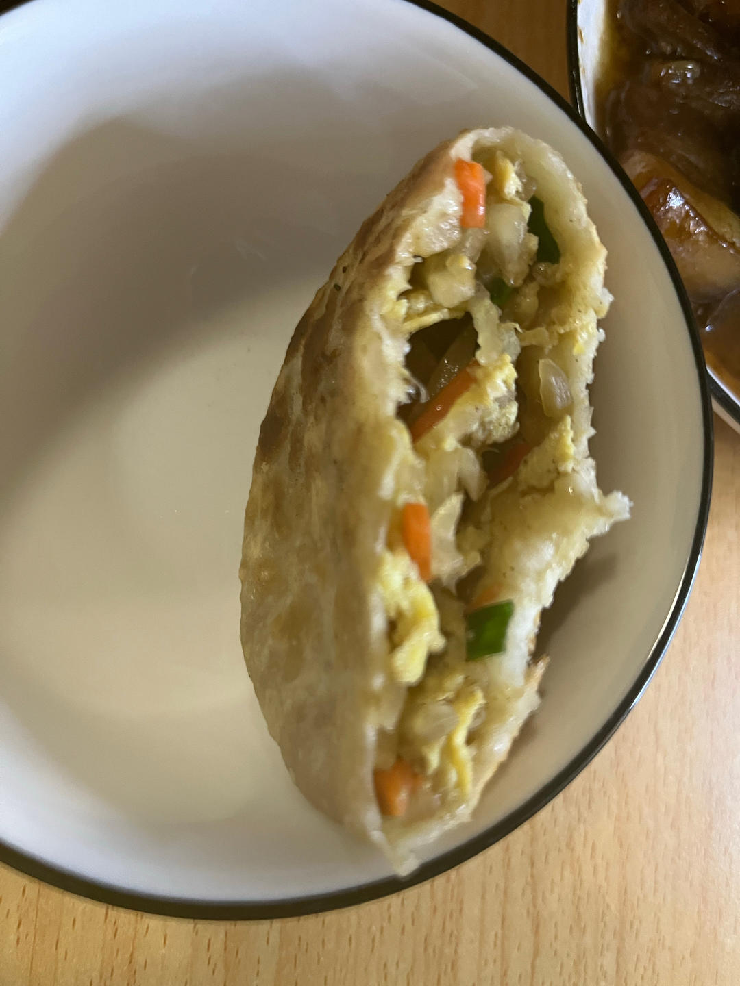 会连续吃八个的萝卜馅饼