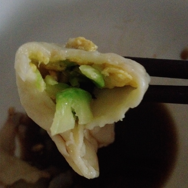 西葫芦鸡蛋饺子