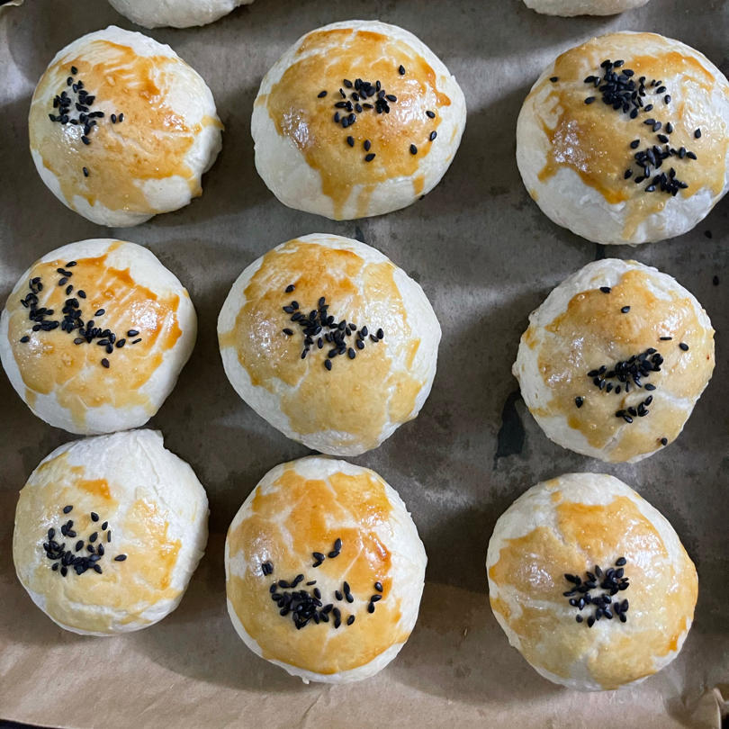 我吃过最好吃的苏式月饼皮+鲜肉月饼馅