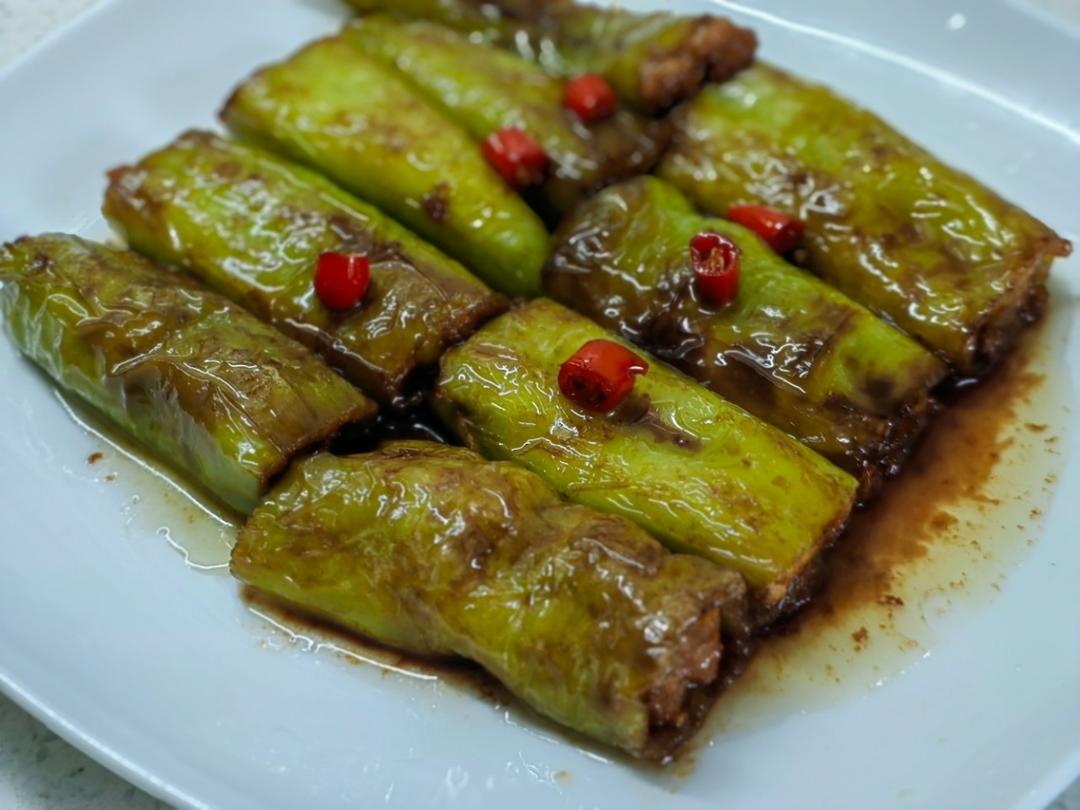 虎皮青椒酿肉