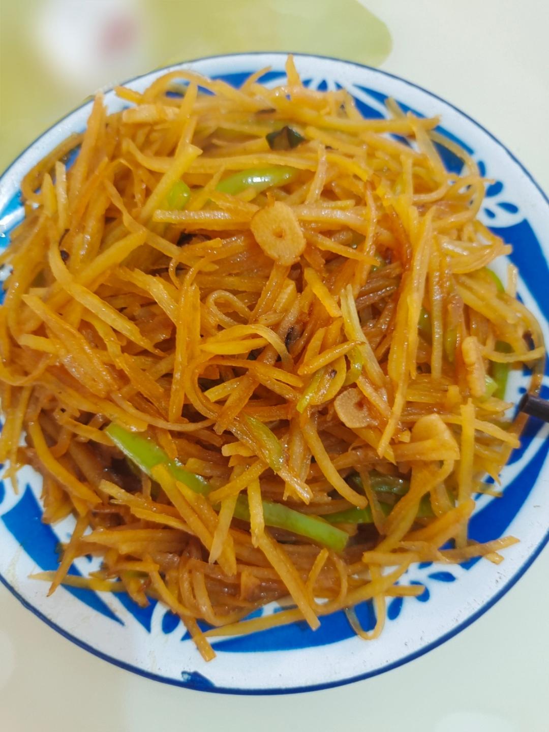 炒土豆丝（秘诀）