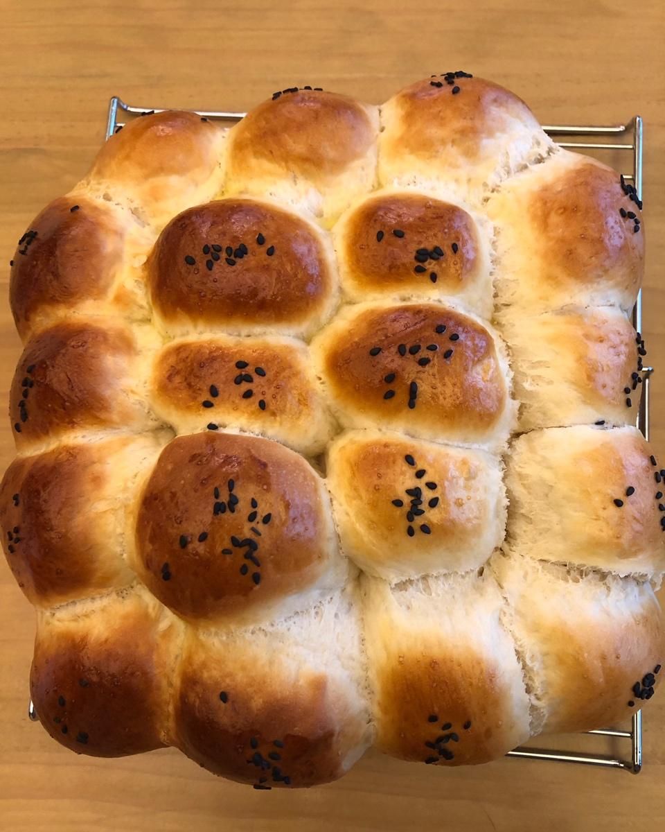 普通面粉做的柔软小餐包