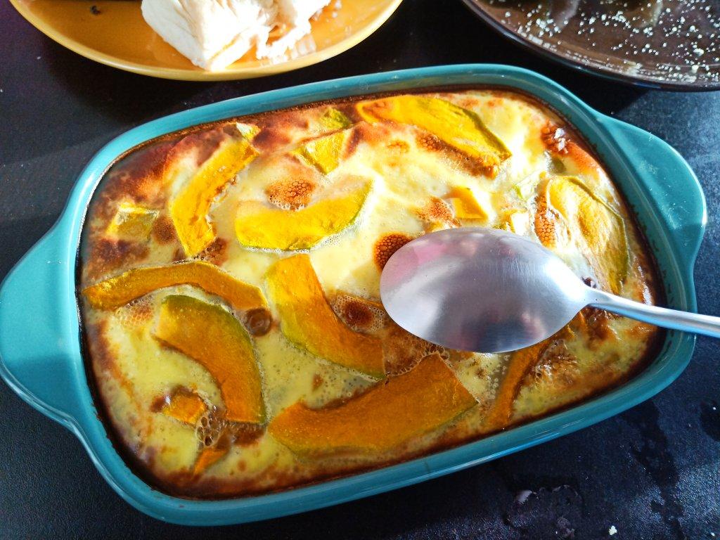 无油无水‼️减肥也能吃的甜品✅低脂蛋奶烤南瓜🎃巨简单