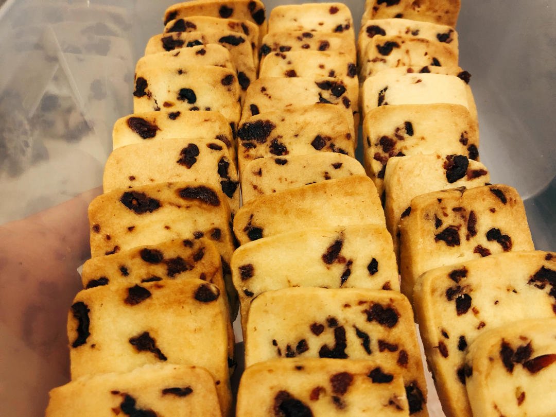 低糖少油版蔓越莓饼干
