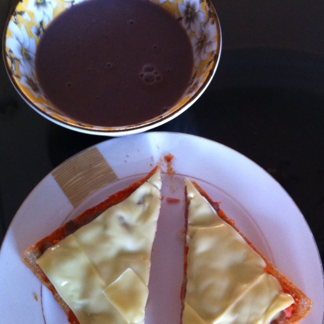 吐司培根小批萨