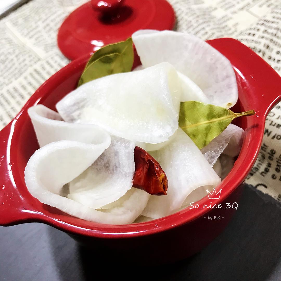 脆腌拌白萝卜泡菜的做法