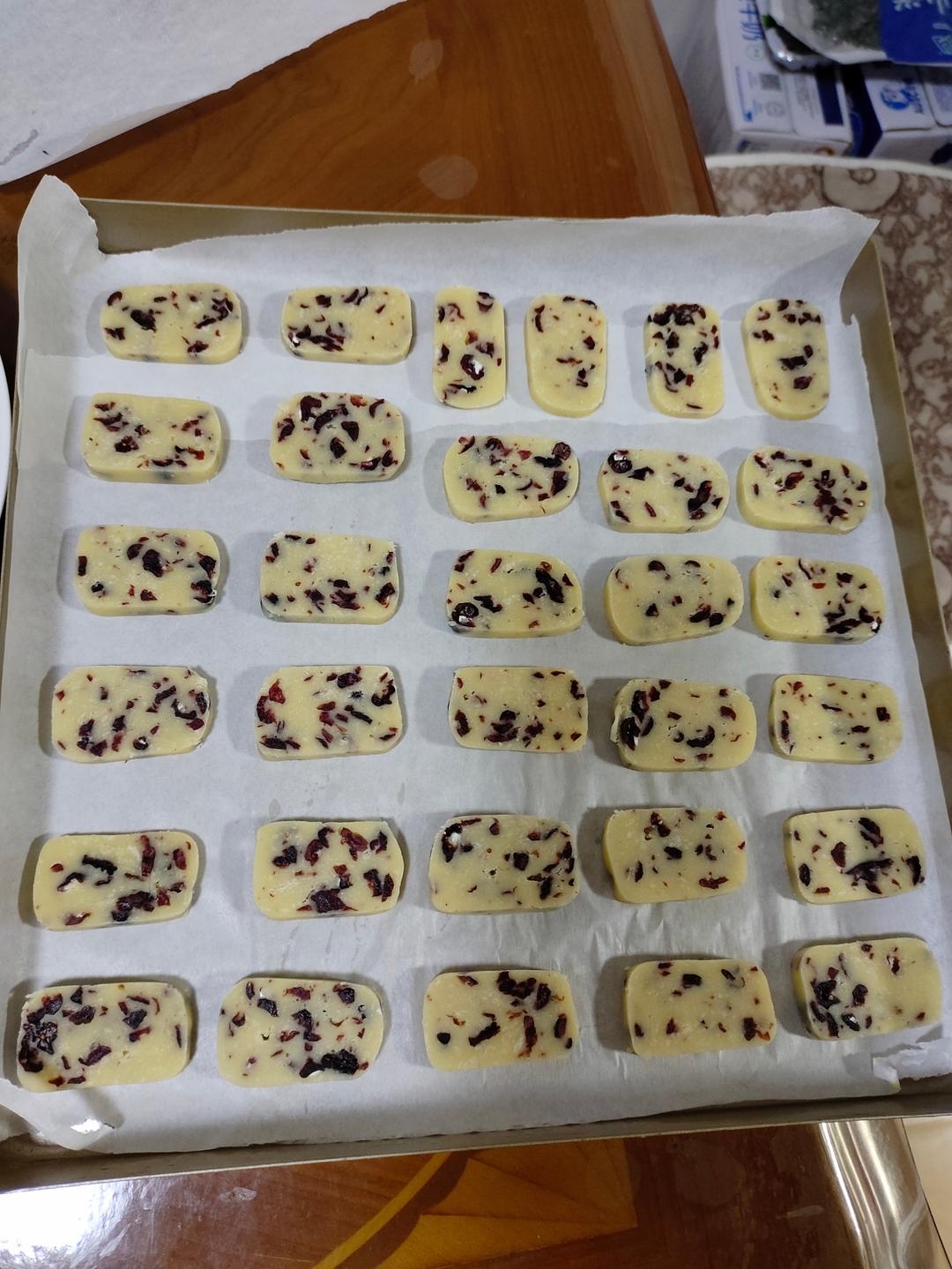 低糖少油版蔓越莓饼干