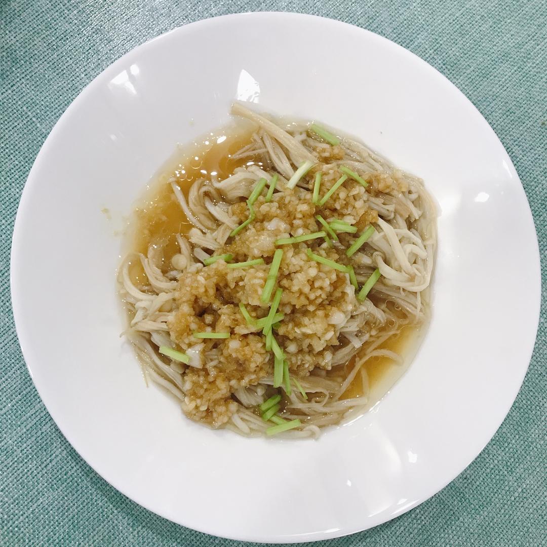 蒜蓉蒸金针菇
