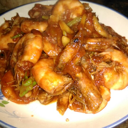 油焖大虾
