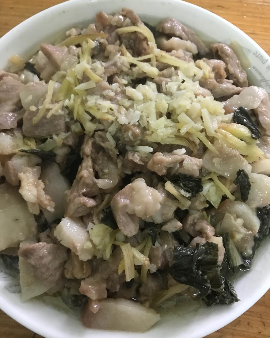 菜干蒸猪肉