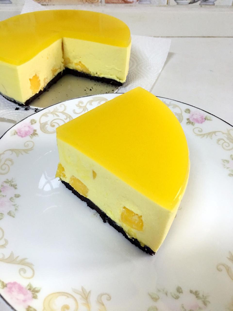 芒果冻芝士蛋糕