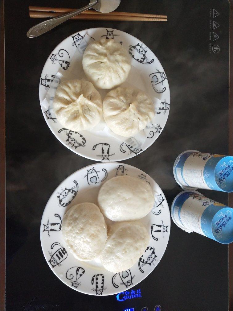 节省一半时间的大包子（另付翠绿菜包子，肉包子，腹黑包子食谱）