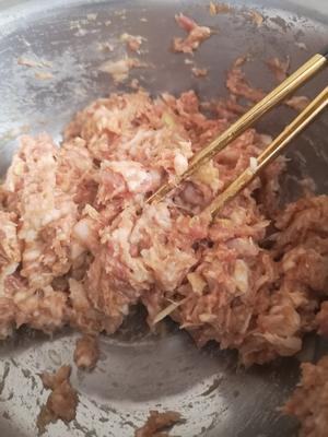 烫面萝卜肉馅蒸饺的做法 步骤3