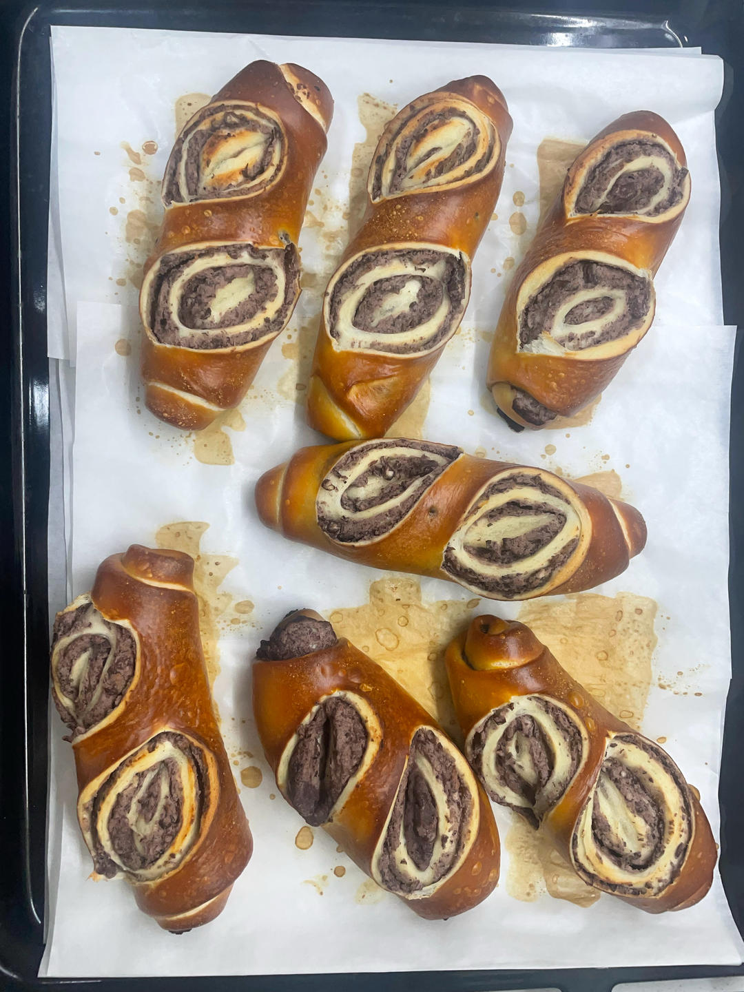 柔软低脂红豆碱水棒，自制红豆馅太好吃了！