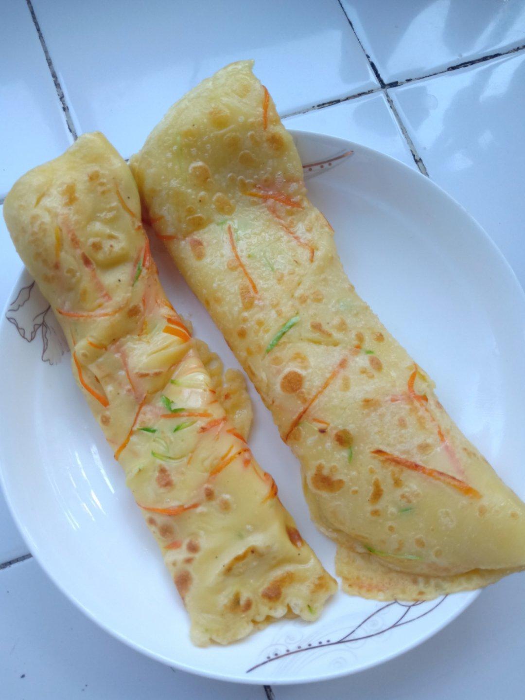 《黄金饼》胡萝卜鸡蛋饼