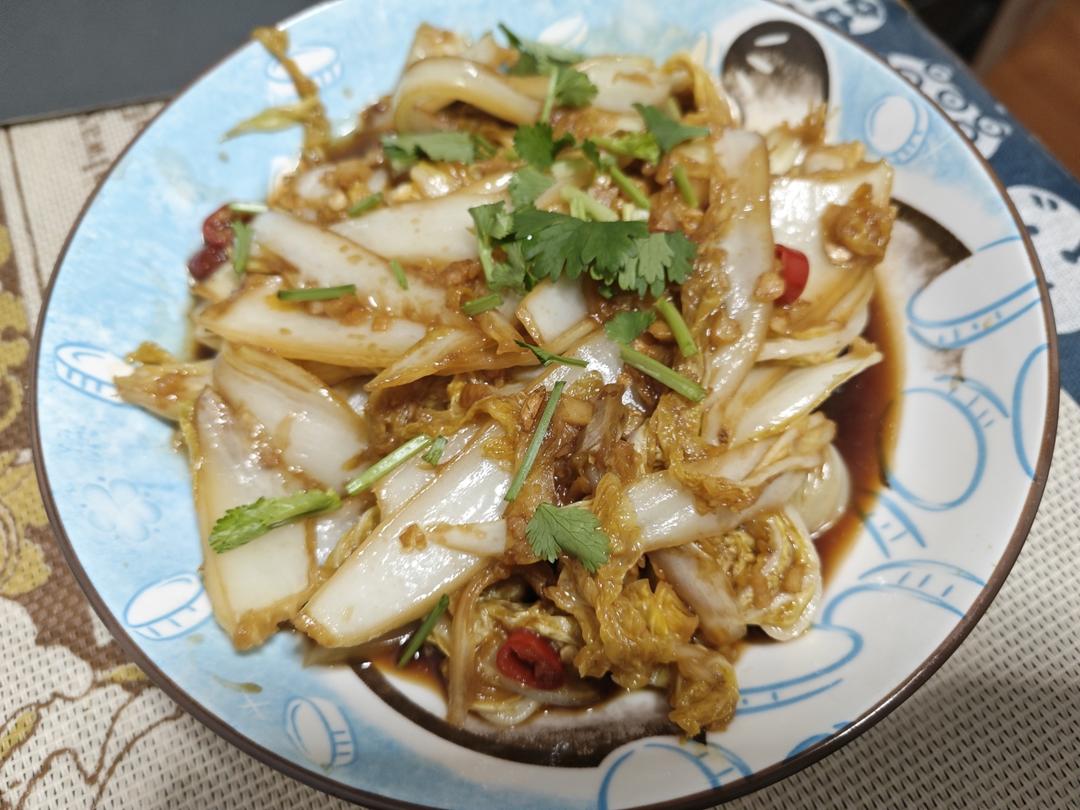 酸辣娃娃菜极简版💜