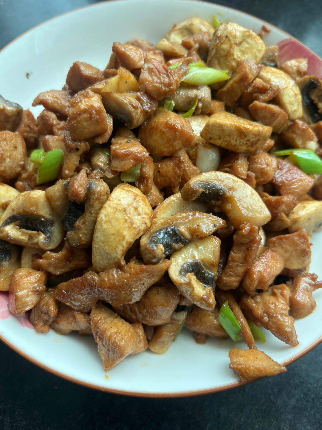 好吃低脂口蘑炒鸡胸肉