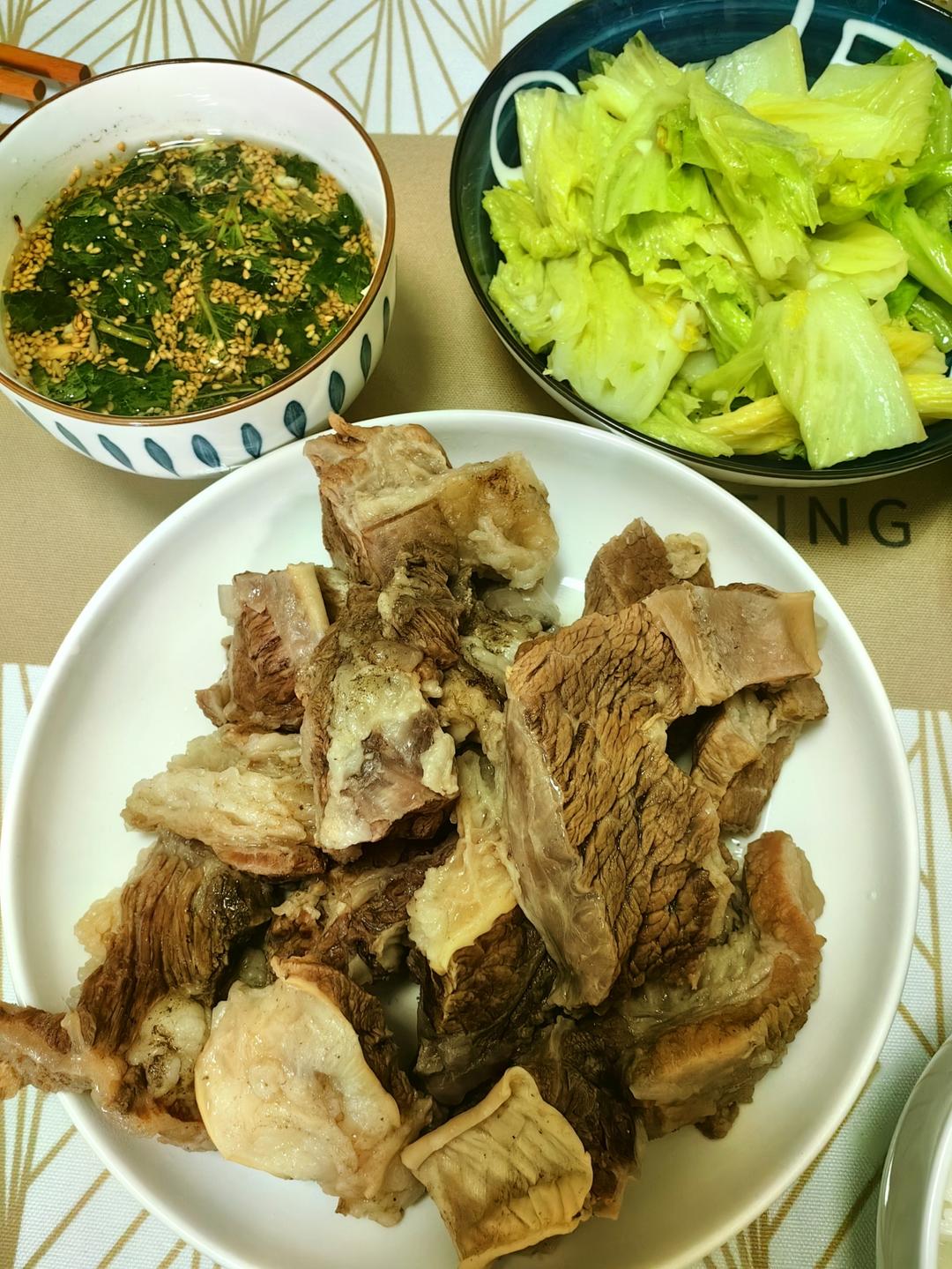 😋简单又美味！清炖牛肋条，吃货必尝！