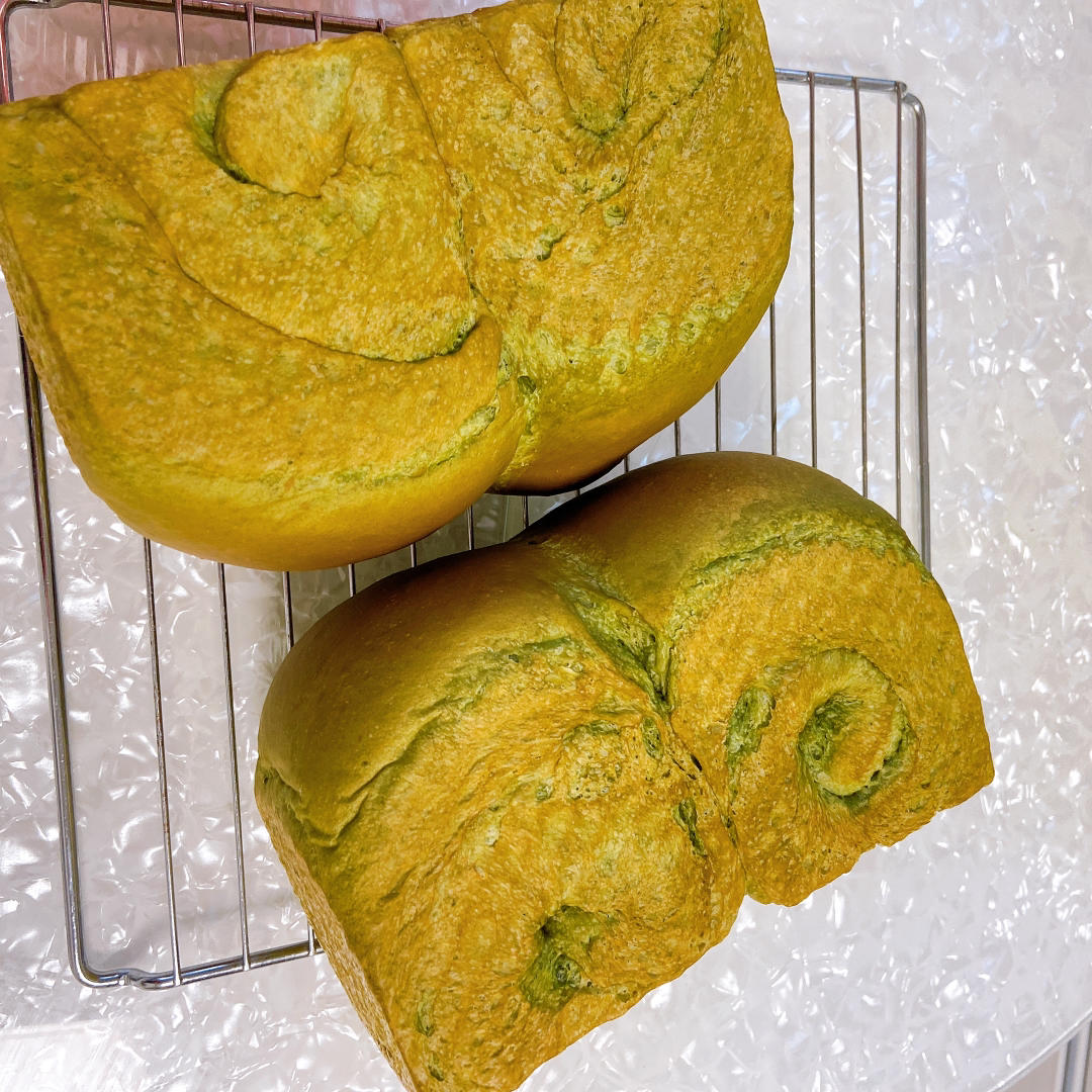 ☁️云朵般柔软🍵日式抹茶生吐司（冷藏中种）💯