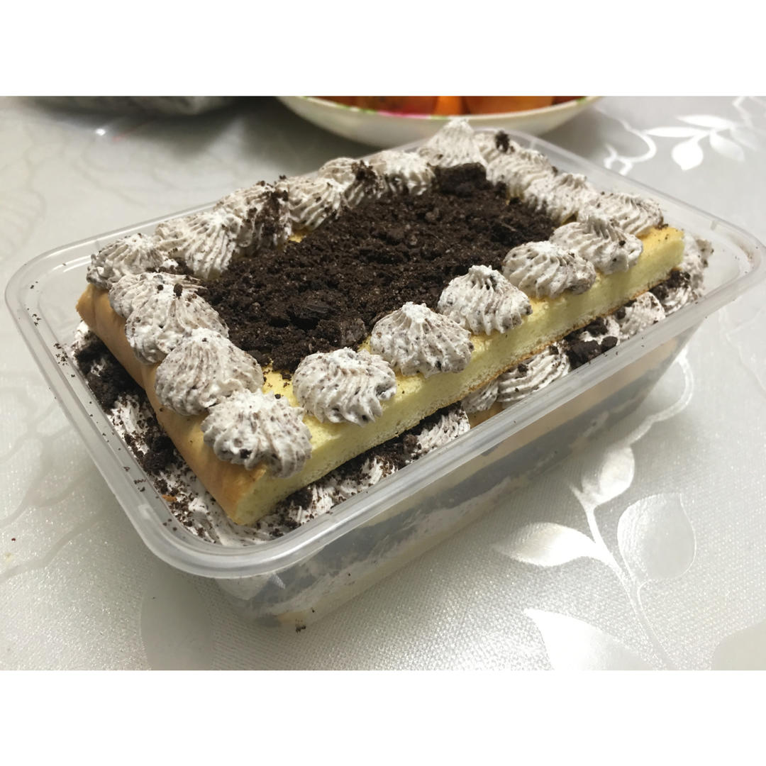 好吃到流泪的奥利奥咸奶油盒子蛋糕