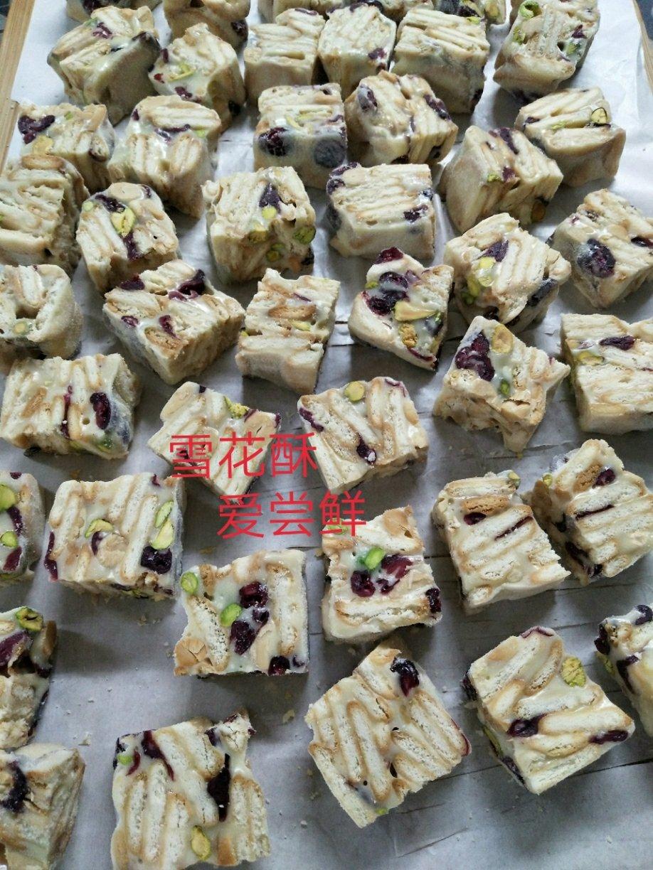 风靡吃货圈的雪花酥