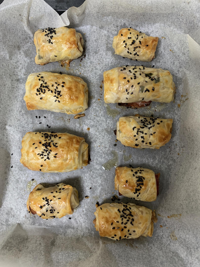 手抓饼培根卷
