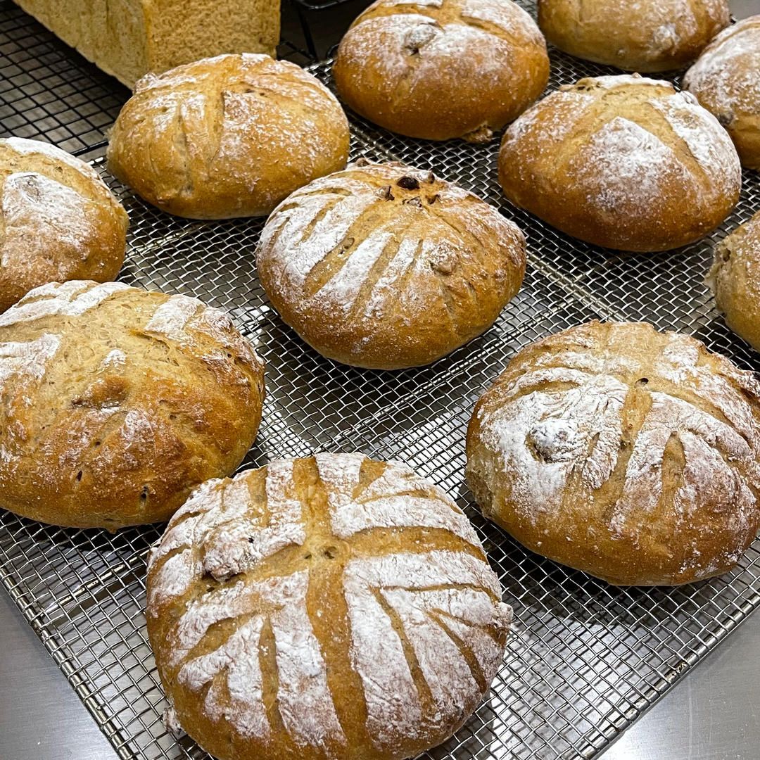 全麦核桃红枣软欧