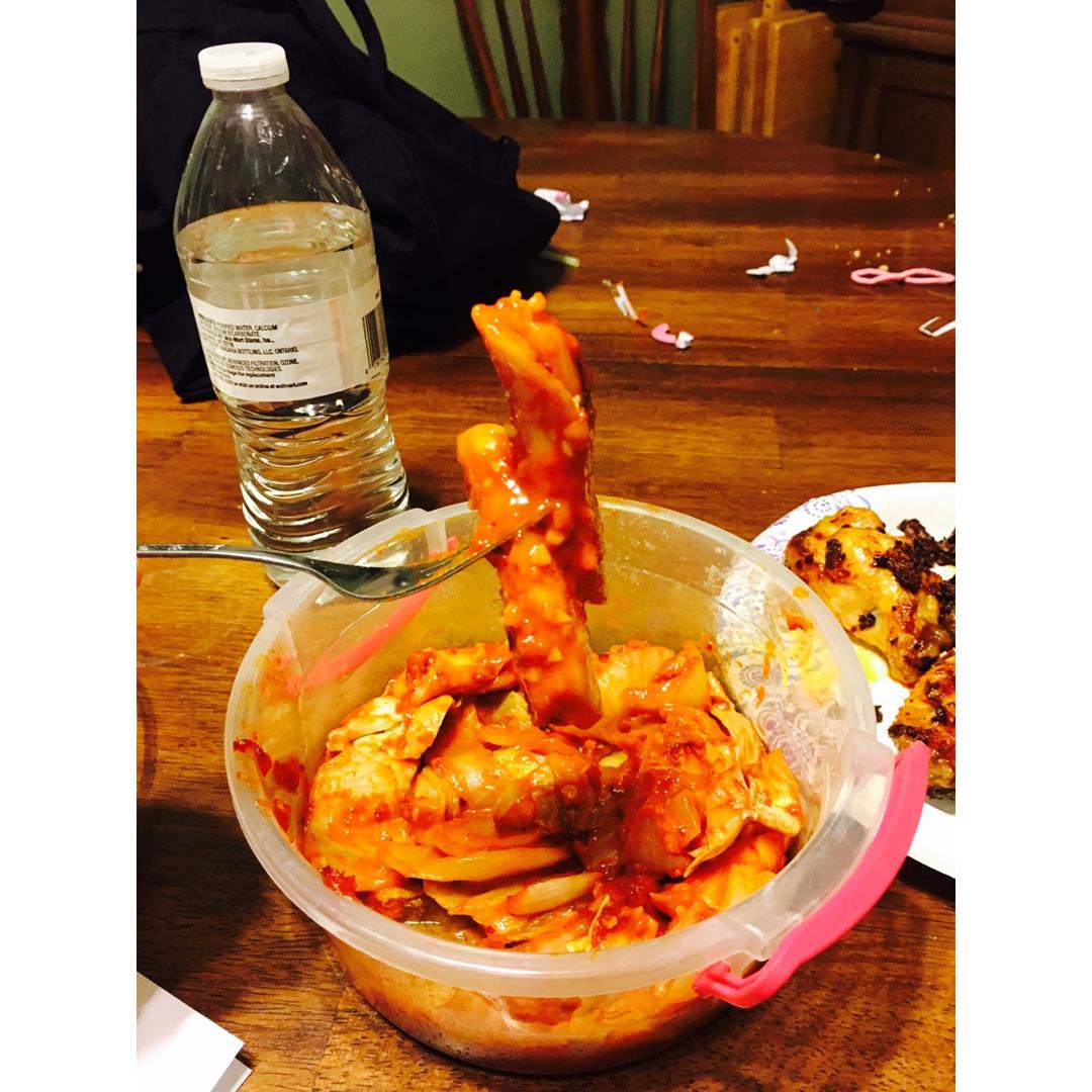 韩国街边炒年糕