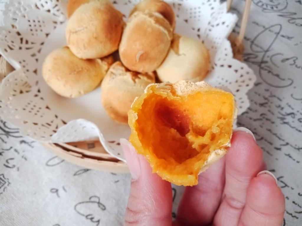 低卡低脂的蜜薯糯米球