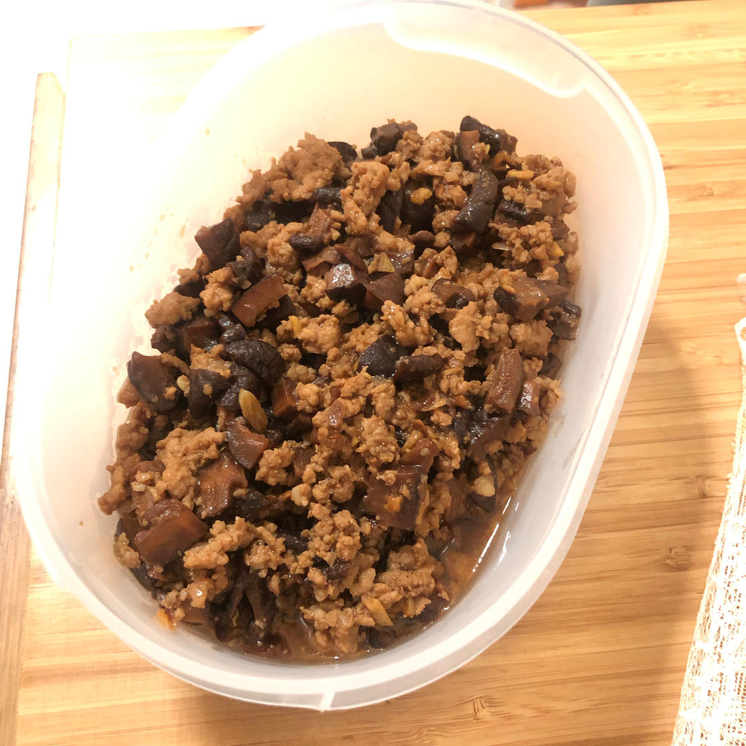 万能香菇肉酱下饭酱，香菇肉酱面，香菇肉酱盖饭