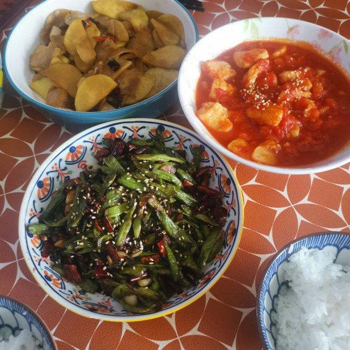 干煸豆角（无肉版）