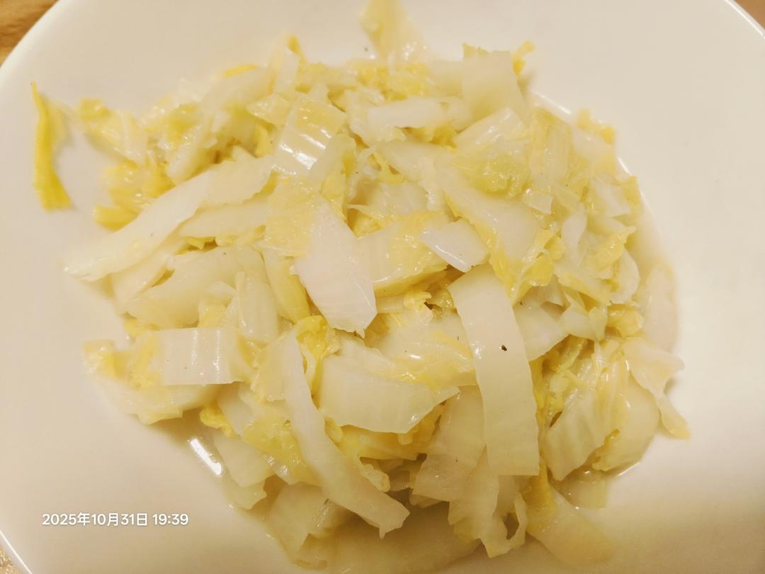 软烂炒有机露天大白菜