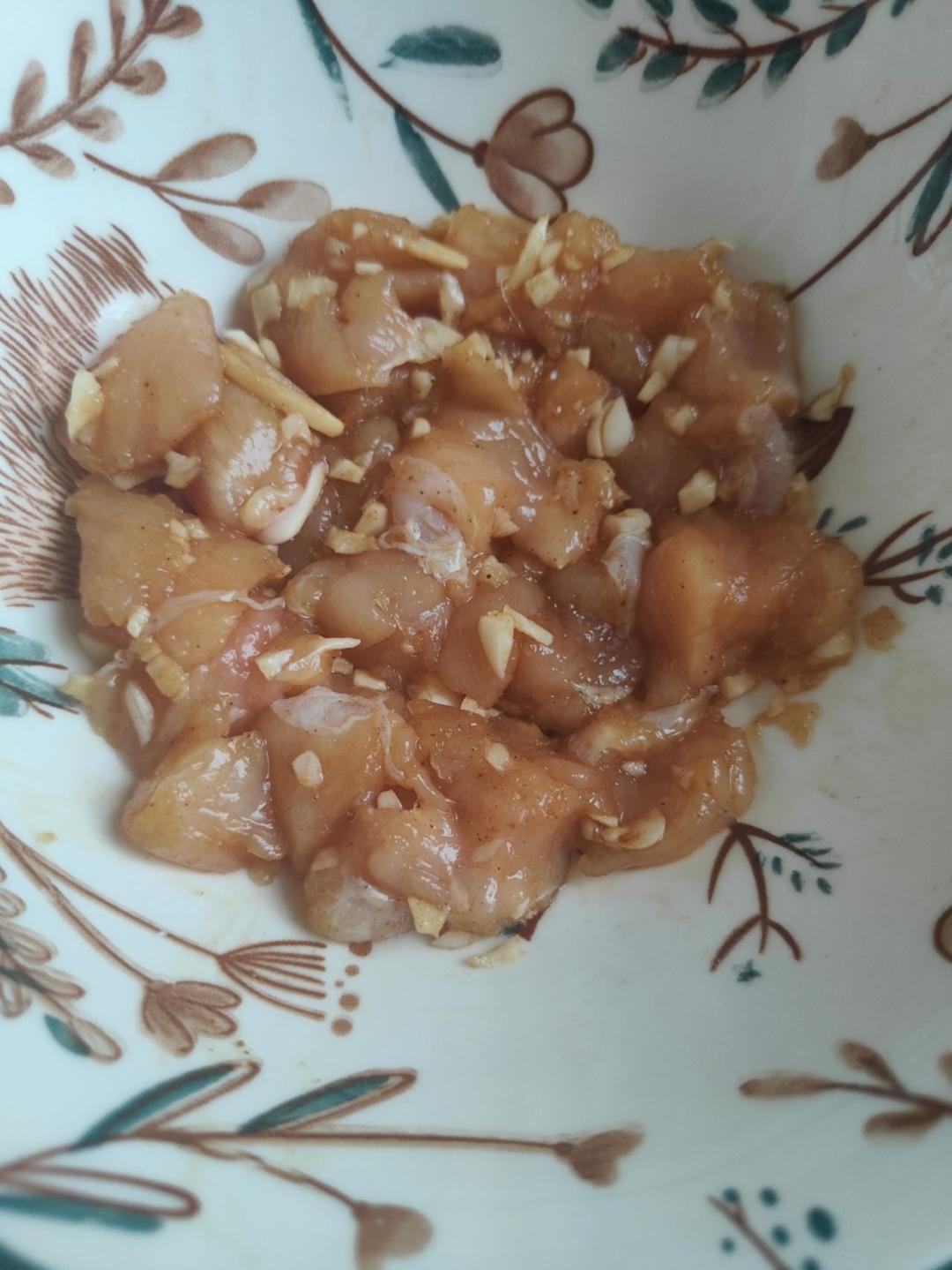 蒜香煎鸡腿肉