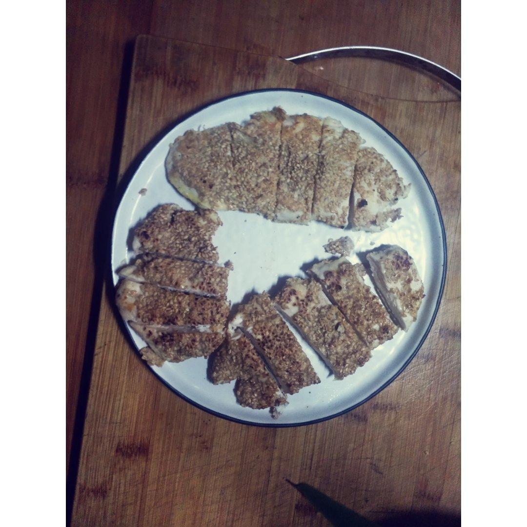 芝麻煎鸡胸