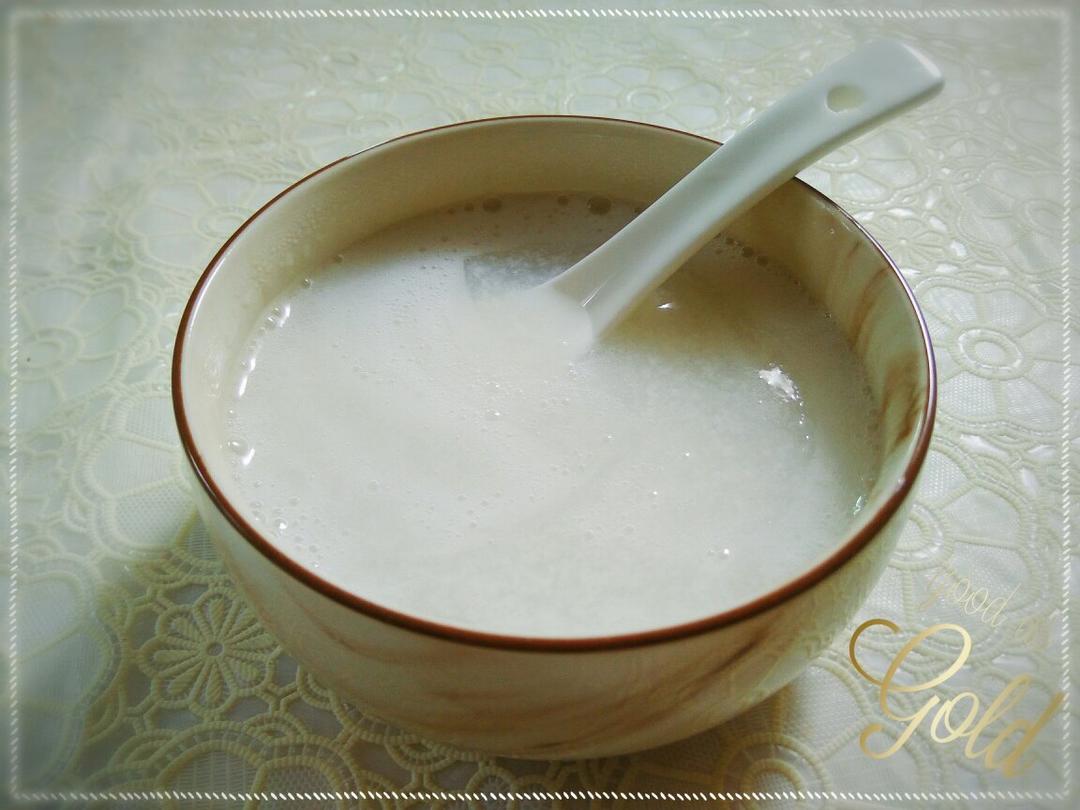 方大圆w做的自制宝宝米糊