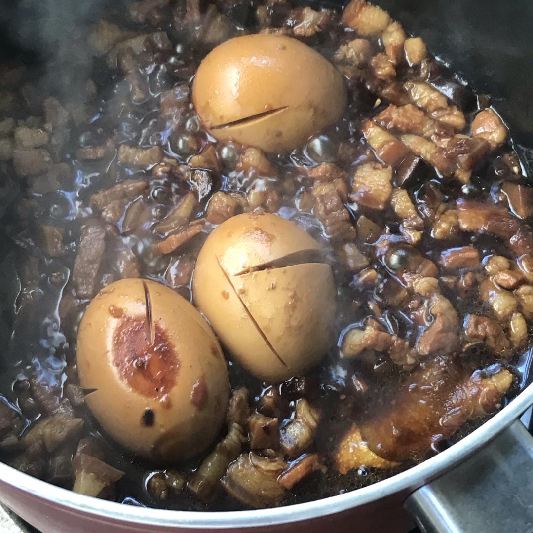 羊角小辫做的台式卤肉饭教你用红葱头熬油无香料