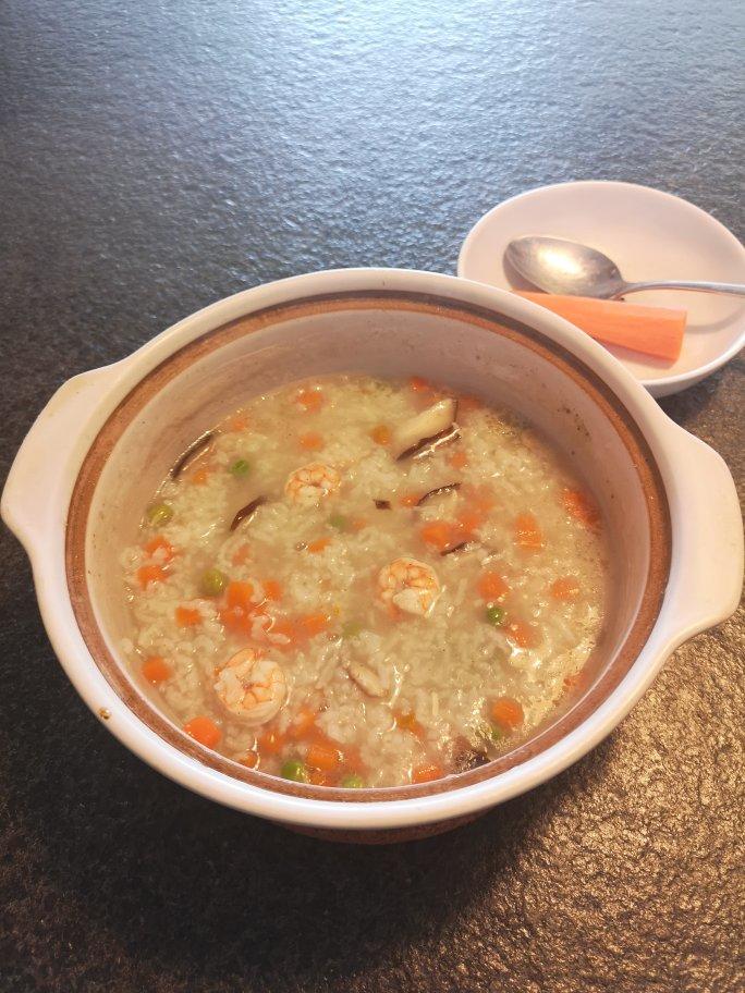 超美味的鲜虾粥