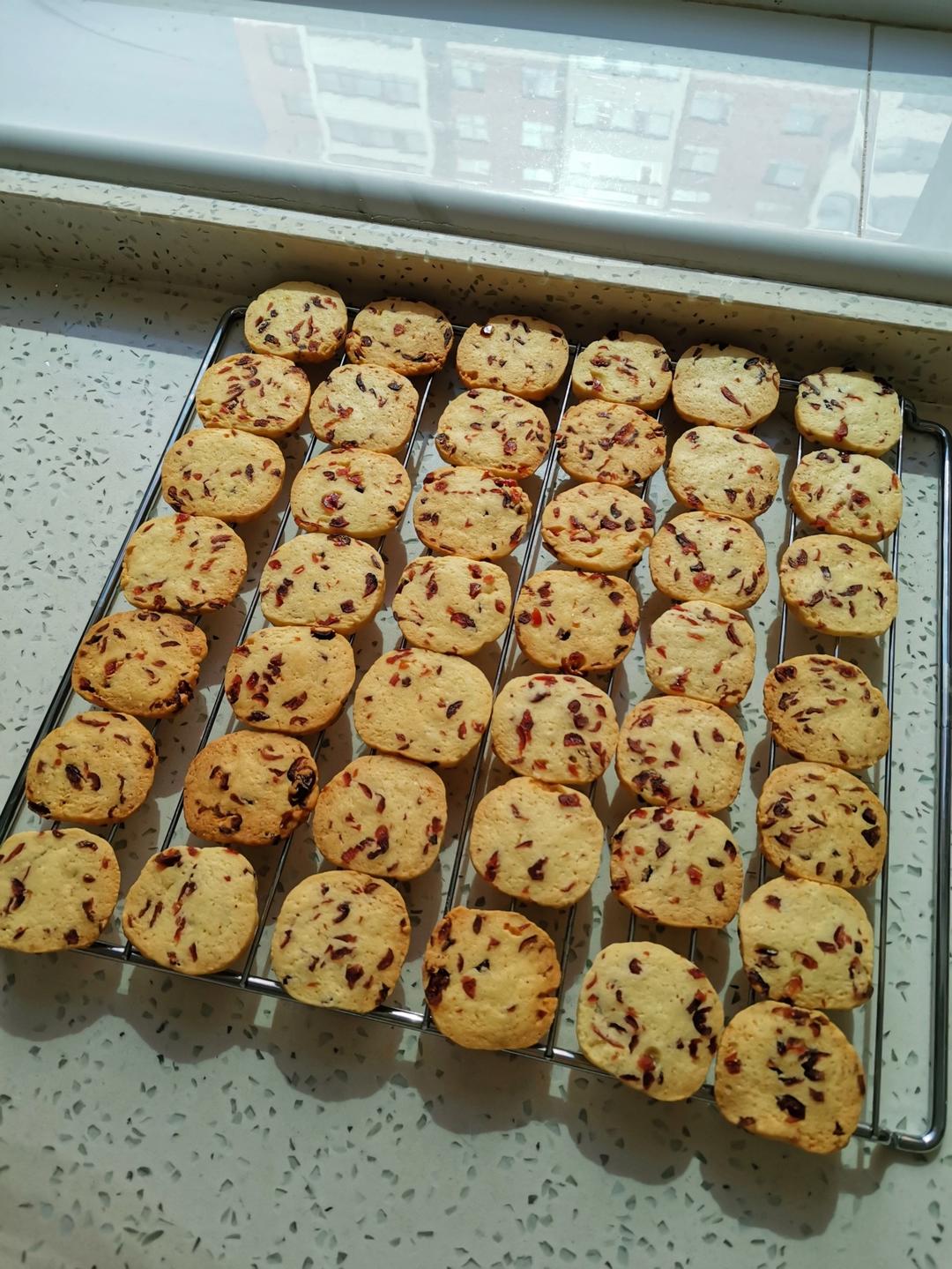 低糖少油版蔓越莓饼干