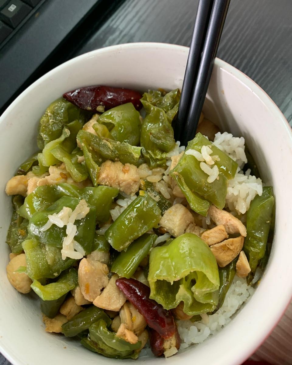 青椒炒鸡腿肉（大厨级别）