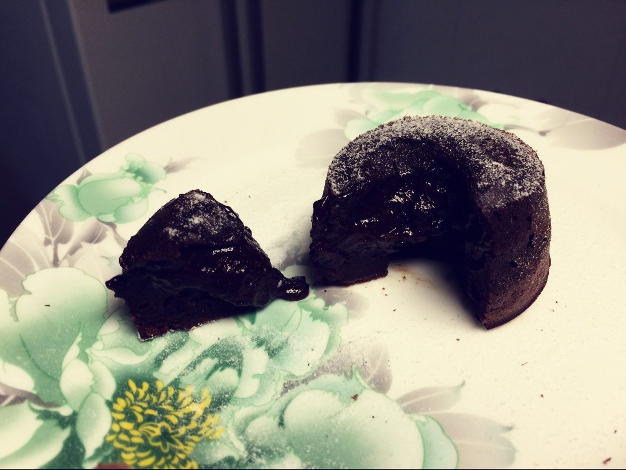 巧克力熔岩蛋糕(全图文超简单)