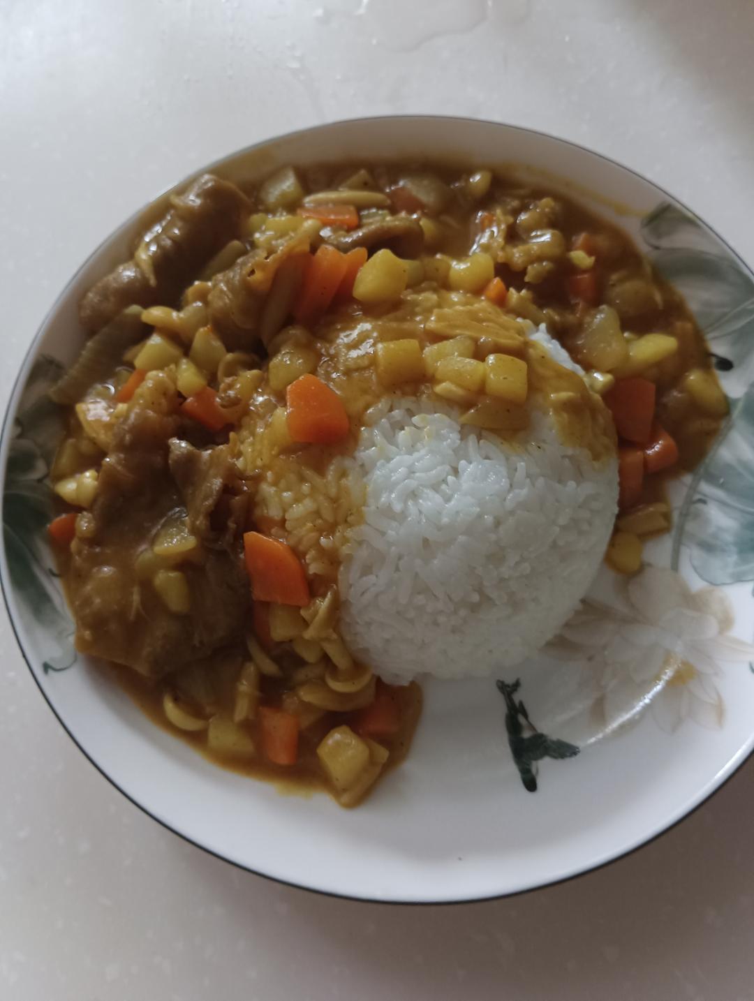 超简单咖喱肥牛饭