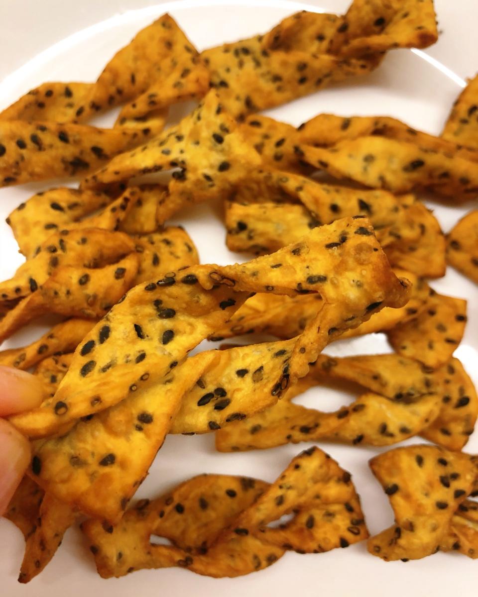 过年小食炸小果（焦叶）
